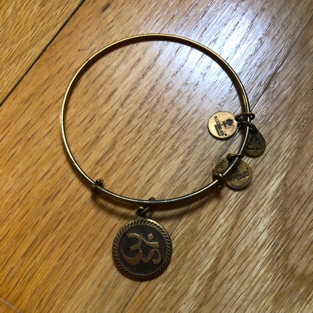 Alex and Ani Om Charm Bracelet